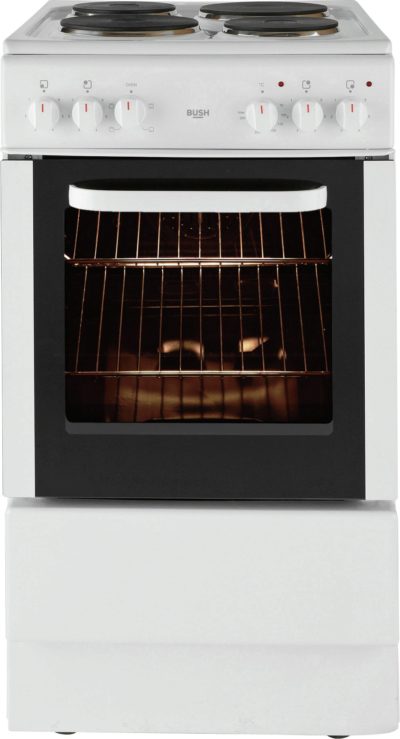 Bush - BES50W - Electric Cooker- White/Ins/Del/Rec